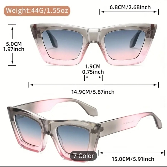 3/$30 Aurielle Brown Tortoise Shell Sunglasses - Picture 3 of 3